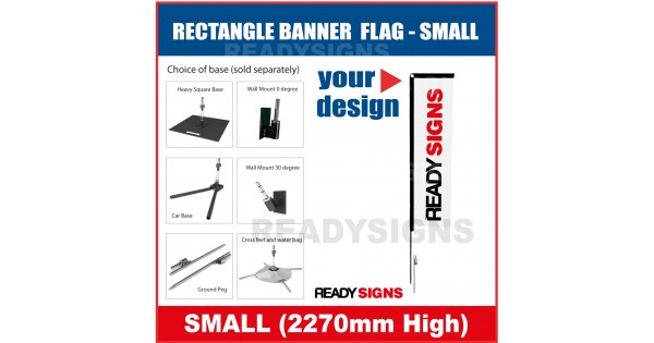 Banner Flag Rectangle Banner Small