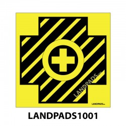 UAV Drone Launch / Landing Pad - 600mm x 600mm x 5mm - 600x600-LANDPADS-1001