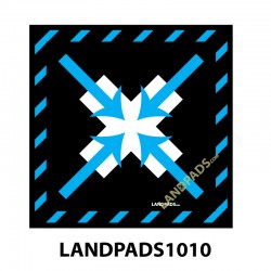 UAV Drone Launch / Landing Pad - 600mm x 600mm x 5mm - 600x600-LANDPADS-1010