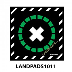 UAV Drone Launch / Landing Pad - 600mm x 600mm x 5mm - 600x600-LANDPADS-1011