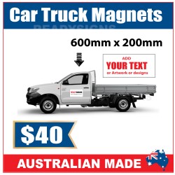 Sign Magnet - 200mm x 600mm