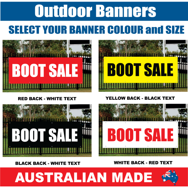 BANNER - R051 - BOOT SALE