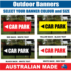 BANNER - R065 - ARROW CAR PARK