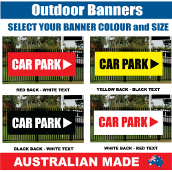 BANNER - R067 - CAR PARK ARROW