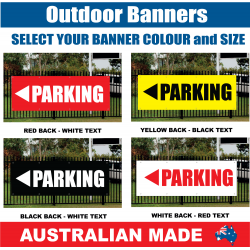 BANNER - R348 -ARROW PARKING
