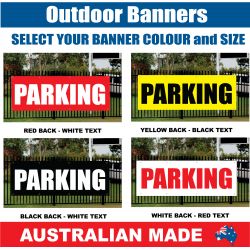 BANNER - R349 - PARKING
