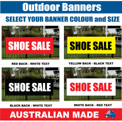 BANNER - R418 - SHOE SALE