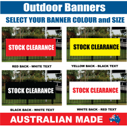 BANNER - R445 - STOCK CLEARANCE