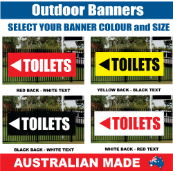 BANNER - R479 - ARROW TOILETS