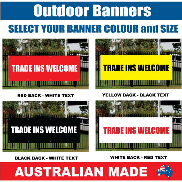 BANNER - R493 - TRADE INS WELCOME