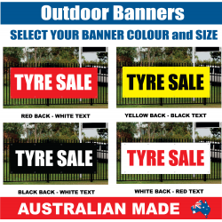 BANNER - R500 - TYRE SALE