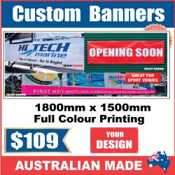 Banner 1800mm x 1500mm