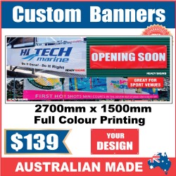 Banner 2700mm x 1500mm