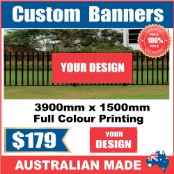 Banner 3900mm x 1500mm