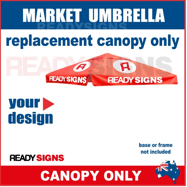 Market Umbrella Printed Canopy Only