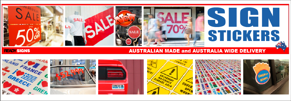 ReadySigns.com.au - Stickers and Decals